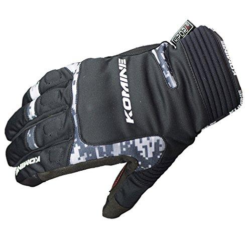 コミネ(Komine) GK-801 W-Gloves CARTHAGE 色:Black/Digital Camo サイズ:L (06-801)
