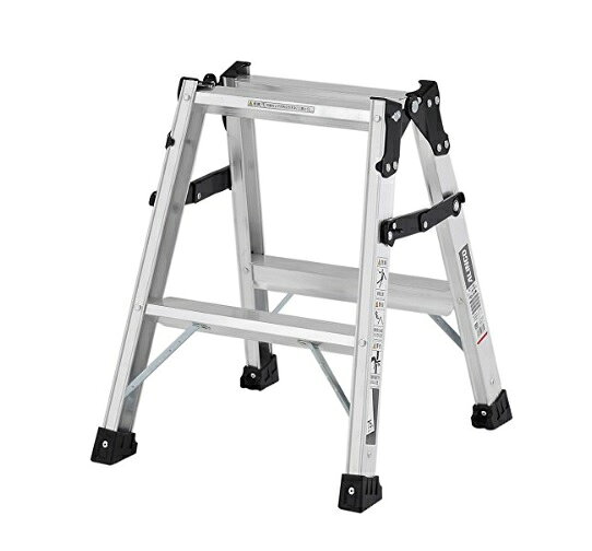 アルインコ 幅広踏ざん（55mm）はしご兼用脚立 0.52m PRS60WA