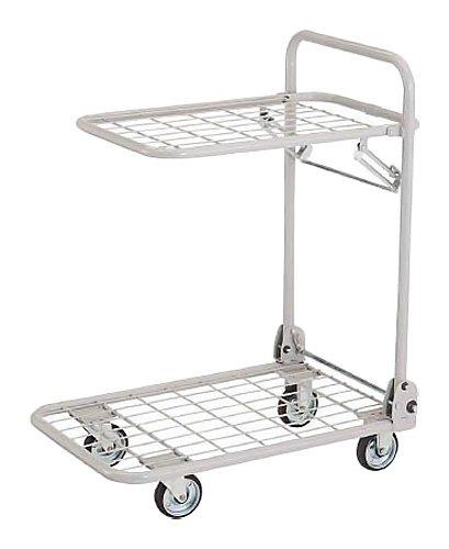TRUSCO トラスコ中山 TRUSCO 軽量メッシュ台車 アミー 折りたたみ式2段型 code:7645198のサムネイル