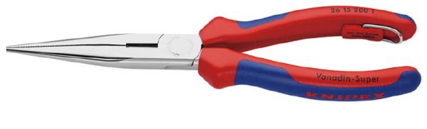 クニペックス KNIPEX 2615-200TBK先長ラジオペンチ 落下防止(BK) 2615-200TBK