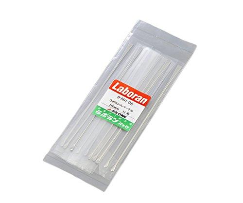 アズワン ラボランミクロスパーテル180mm　丸太　10＋1本NC20060211239-891-06