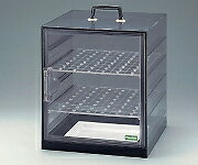 &nbsp;メーカー&nbsp;アズワン&nbsp;商品カテゴリ&nbsp;研究用機器・計測機器＞蒸発・防湿機器&nbsp;発送目安&nbsp;1日〜2日以内に発送予定（土日祝除）&nbsp;お支払方法&nbsp;銀行振込・クレジットカード&nbsp;送料&nbsp;送料無料&nbsp;特記事項&nbsp;&nbsp;その他&nbsp;●持ち手付き●材質:AS(アクリロニトリルスチレン)樹脂●棚板寸法:306×332×10tmm●棚間隔:65mm(最高5枚収納可能)●棚板耐荷重:約2kg/枚●総耐荷重:約5kg●重量:約4.2kg(棚板含む)●付属品:棚板×2枚・シリカゲル皿×1枚●外寸法:350×350×400mm●内寸法:340×344.5×387mm●※別売のジョイント枠H型(2H型)を使用すると上に積み重ねて使用する事が可能です。※ゴム足については単独でご使用の場合に取り付けてください。別売のジョイント枠H型(2H型)を使用する場合は底面はフラットの方が安定します。●型番:IWH ◆ ●ワンタッチ開閉式の扉でスムーズな収納・取り出しが可能です。●フラット扉採用で横並べ保管も可能です。●持ち手付きで、運搬・移動が容易に行えます。