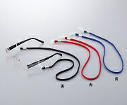 アズワン メガネストラップ（保護メガネ用） 黒赤青セット1-2009-04