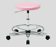 アズワン カラフルラウンドチェア（足掛リング有り） LRC-PRNCGL1329962-672-02