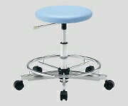 アズワン カラフルラウンドチェア（足掛リング有り） LRC-BRNCGL1329962-672-03