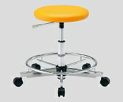 アズワン カラフルラウンドチェア（足掛リング有り） LRC-ORNCGL1329962-672-04