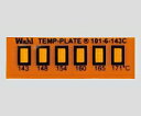 アズワン 真空装置内用 温度プレート 6点表示 101-6V-0761箱(10枚入り)2-9907-02