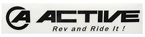 アクティブ(ACTIVE) アクティブ ACTIVE ロゴステッカー ヌキ/BLK文字 180mm 1999091