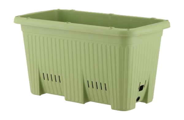 アップルウェアー 楽々菜園 支柱フレーム付深型 600 サラダグリーン