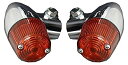 PMC(ピーエムシー) PMC PMC ウィンカーランプ 砲弾型35φ メッキ/オレンジ(2PC (130−60079)