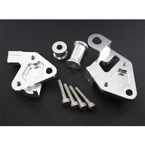 PMC(ピーエムシー) PMC　DRAFT　（ドラフト）　エンジンマウントキット　MKII　銀　後／2PC　（74−3122）