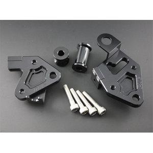 PMC(ピーエムシー) PMC DRAFT （ドラフト） エンジンマウントキット MKII 黒 後／2PC （74-3124）