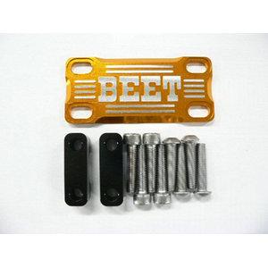 BEET JAPAN ハンドルクランプブレースKIT(ブラック/ゴールド) (0605-000-50) ※必ず購入前に仕様をご確認下さい