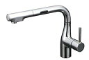 KVK 流し台用シングルレバー式シャワー付混合栓(L型センサー付)eレバーKM6111EC