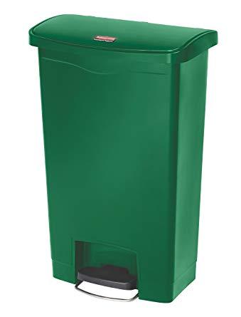 Square Shape - Rubbermaid Commercial Products 1883584ラバーメイド スリムジム ステップオンコンテナ フロントステップ8362730