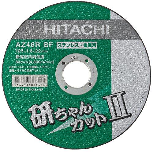 HITACHI 日立 402599日立 研ちゃんカット2 125X1.6X22mm AZ46RBF 10枚入り7916884