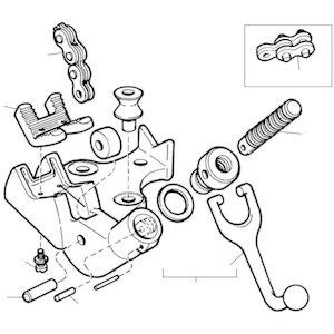 Ridge Tool Company 40970RIDGID BC-210用クランクハンドル7882670