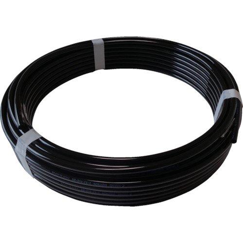 八興販売 ESJ4X6BKハッコウ スーパー柔軟フッ素チューブ・ブラック 4mmX6mm 20M8290294
