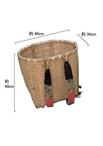 加藤伝蔵商店 F034伝蔵 背負い籠 J5119 大8195471