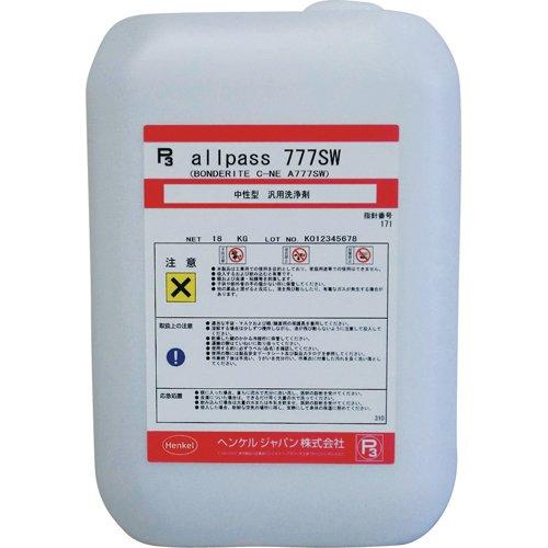 ヘンケルジャパン CNEA777SWBONDERITE 油・グリス・ワックス用洗浄剤 18KG7944802