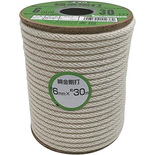 YUTAKA ユタカ RCX4ユタカ 綿金剛打ロープ ボビン巻 6mm×30m8276071