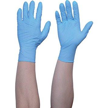 TRUSCO トラスコ中山 TGPN08BSTRUSCO 使い捨てニトリル手袋TGスタンダード 0.08粉付青S 100枚8354669