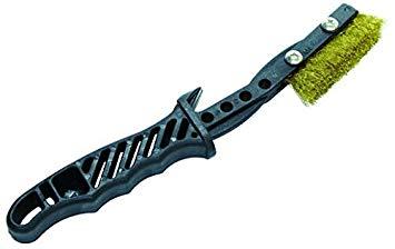 TRUSCO トラスコ中山 TEBIBRTRUSCO チャンネルブラシ EグリップI型 真鍮線8563534