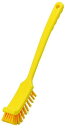 高砂 ロングハンドルブラシ ハード イエロー 55818 1本