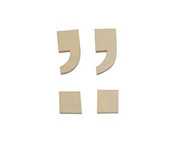 HIKARI 光 シナベニア切文字 ;;ピリオドコンマ 40x3mm