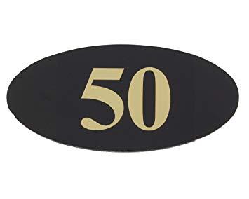 HIKARI 光 テーブルナンバー 50 28x60x1.3mm テープ付き