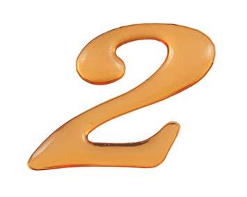 HIKARI 光 クリスタルメタル文字 2 25x1mm テープ付き