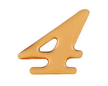 HIKARI 光 クリスタルメタル文字 4 25x1mm テープ付き