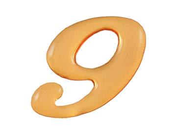 HIKARI 光 クリスタルメタル文字 9 25x1mm テープ付き