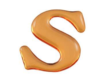 光 クリスタルメタル文字 S 25x1mm テープ付き