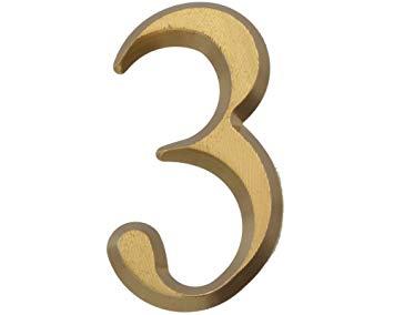 HIKARI 光 真鍮切文字 3 43x3mm テープ付き