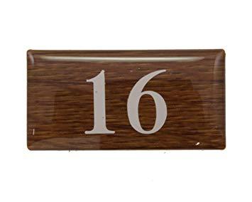 �� �ơ��֥�ʥ�С� 16 ������ 20x40x2mm �ơ����դ�