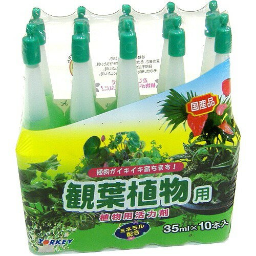 ヨーキ産業 ヨーキ 活力アンプル 観葉植物用 35ml 10本入