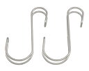 ハイロジック 95348 横ブレ安定S字フック 中 ステンレス 2個入