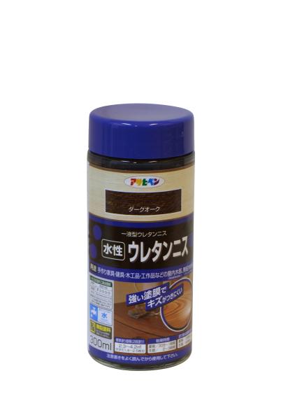 アサヒペン AP 水性ウレタンニス 300ML ダークオーク