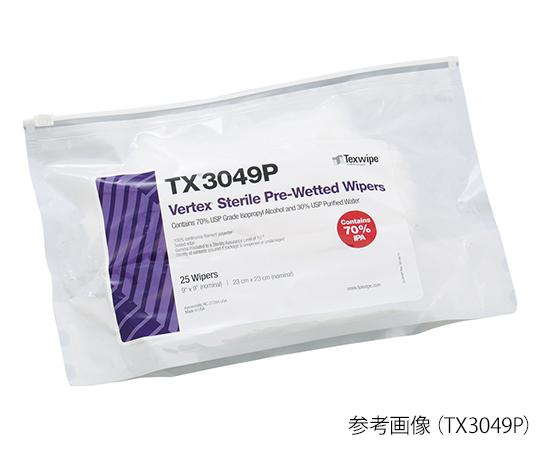 TexWipe 滅菌済みプリウェットワイパー Starile Vertex(TM) 230×230mm IPATX3049P3-9021-01(3.0)