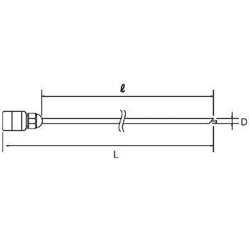 KTC GOD-6X1500F 吸引フレキシブルノズル(6X1500MM) GOD-6X1500F