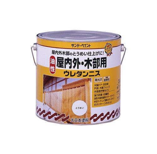 サンデーペイント サンデー 油性木部ウレタンニス 透明 3L　#265749