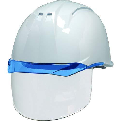 DICプラスチック DIC 透明バイザーヘルメット(シールド面付) AA11EVO-CS KP 白/ブルー