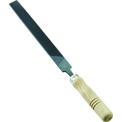 TRUSCO トラスコ中山 TRUSCO 鉄工用ヤスリ 木柄付 平 中目 刃長200