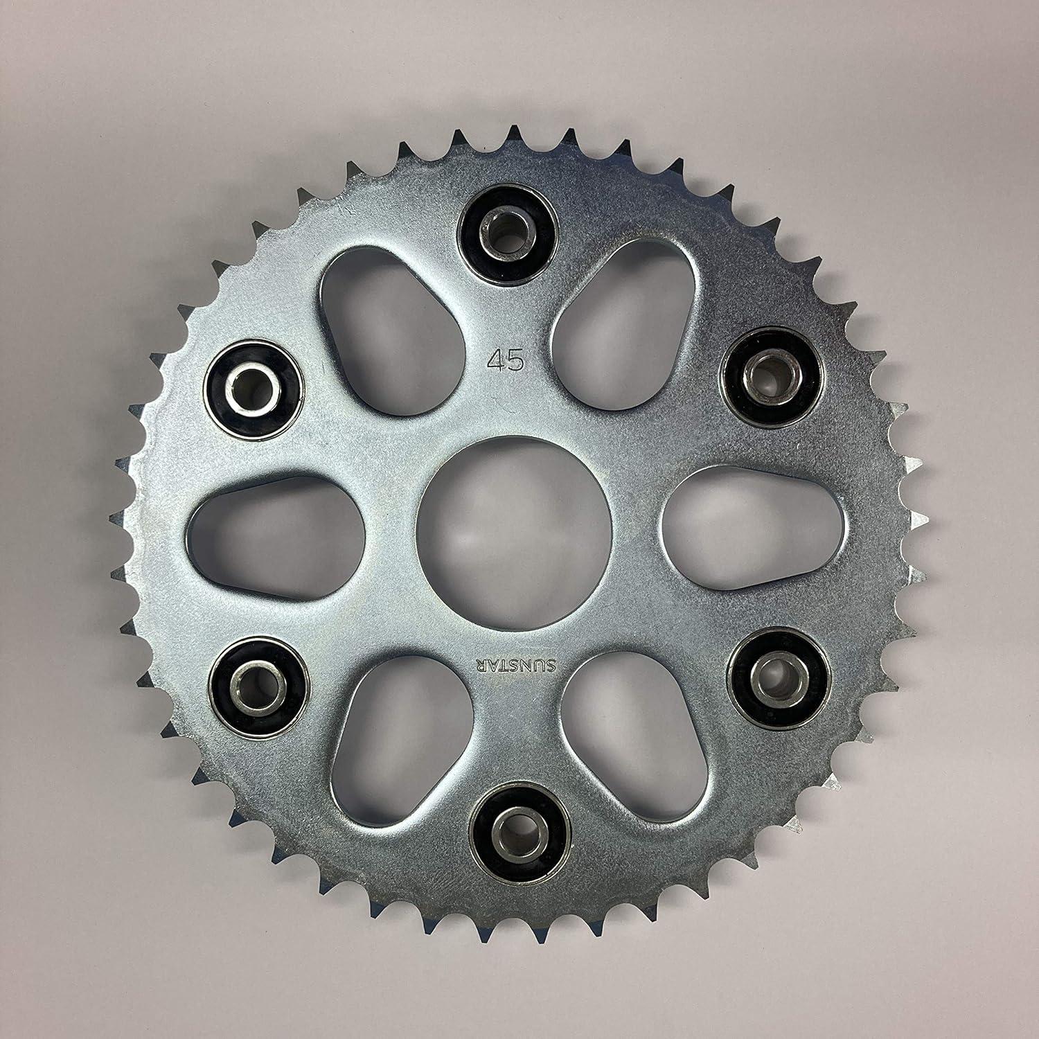 KUNIMI 国美コマース リアスプロケット　スチール　品番：JY−006−45　サイズ：428