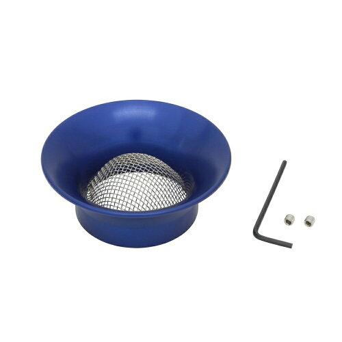 シフトアップ(Shift Up) アルミマシンドエアファンネル ステンレスネット 44mm BLUE 品番:211926-01