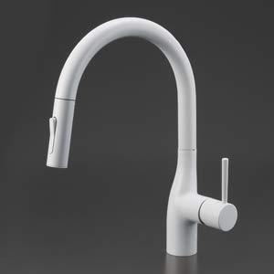 KVK (寒)グースネックシングルレバー式混合栓(eレバー・回転規制)KM6061ZVECM4