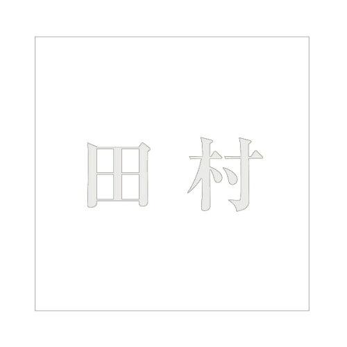 HILOGIC ハイロジック キリモジ 明朝 パールグレー 100×100ミリ用 田村