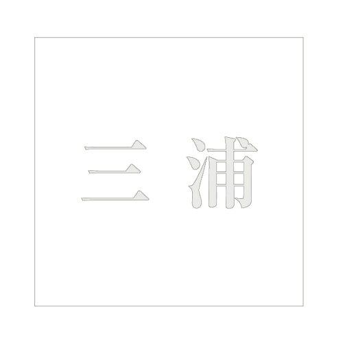 Doorplates - HILOGIC ハイロジック キリモジ 明朝 パールグレー 160×160ミリ用 三浦