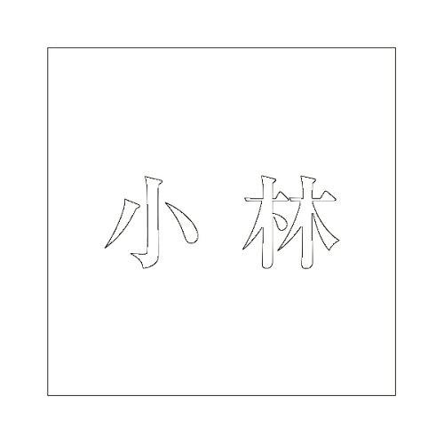 Other - HILOGIC ハイロジック キリモジ 明朝 ホワイト 100×100ミリ用 小林